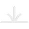 Ekena Millwork Richland Architectural Grade PVC Gable Bracket, 60"W x 35"H x 2"D x 4"F, 14/12 Pitch GBP060X35X0204RIC00 - alternate 4
